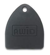 KT-AWID | Key Tag (Fob) for Key Rings, AWID Logo