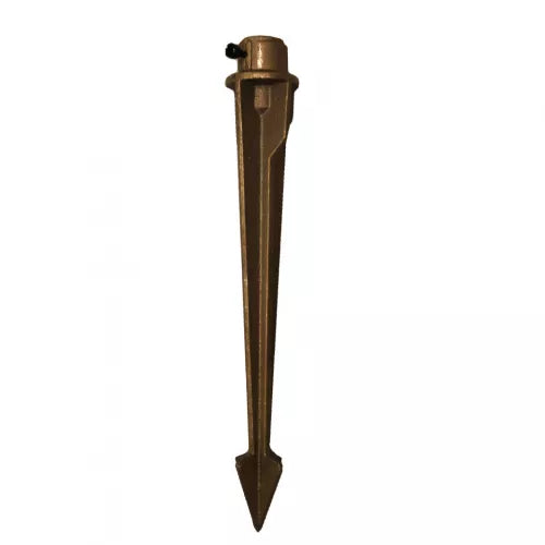 CAST Long Set-N-Stake Solid Bronze Ground Mounting Stake