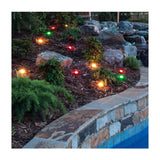 Enbrighten Seasons LED Color Changing Mini Landscape Lights, 92ft, 36 Pucks