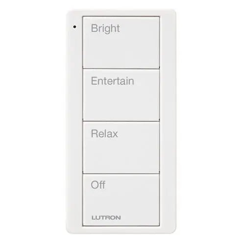 Pico 4 Button Scene Keypad (Any Room Text) | PJ2-4B-GXX-P03