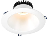 8" Round Deep Regressed 18W / 30W 38° CRI 90+ Plenum Rated Wet Type IC Air-Tight Energy Star & T24