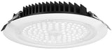 8" Round Commercial 40W 120-277V 45° Dimmable 0-10V Wet IP65 Type IC Air-Tight CRI 80 Energy Star
