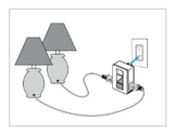 Caseta Plug-In Lamp Dimmer