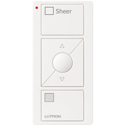 Pico Wireless Control 3-button with Raise/Lower, for Shades (Icon + Sheer Text)