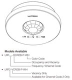 Radio Powr Savr Wireless Occupancy / Vacancy Ceiling-Mount Sensor | LRF2-OCR2B-P-WH